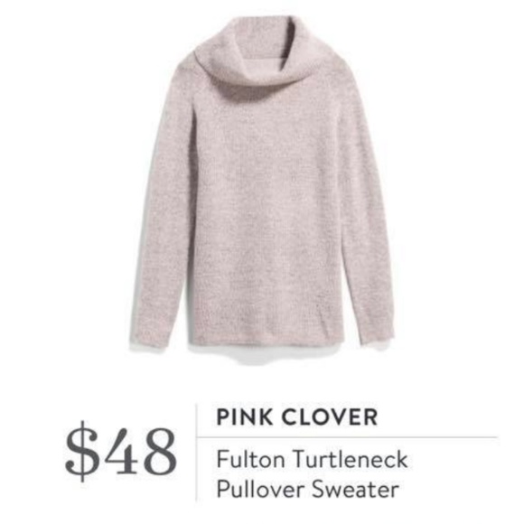 pink clover pullover